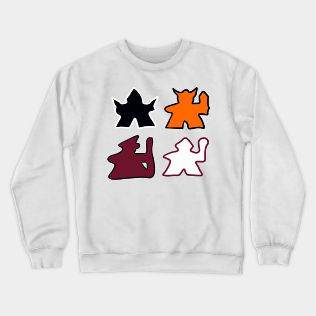 Meeples Crewneck Sweatshirt by ARTEMIDA